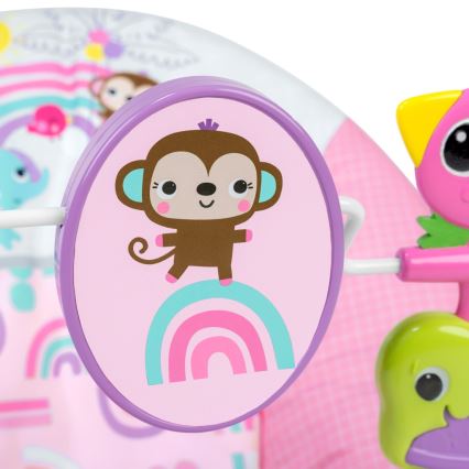 Bright Starts - Baba vibrációs ringató PINK PARADISE 1xLR14