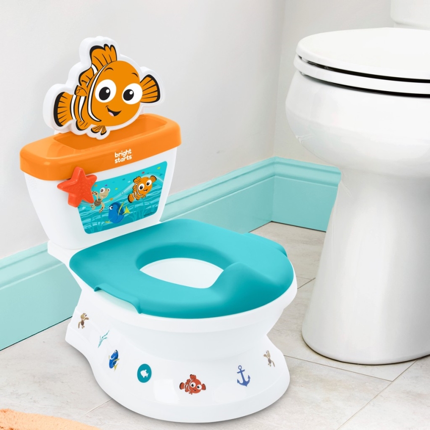 Bright Starts - Gyermek WC hanggal MY SIZE Finding Nemo 2xAAA