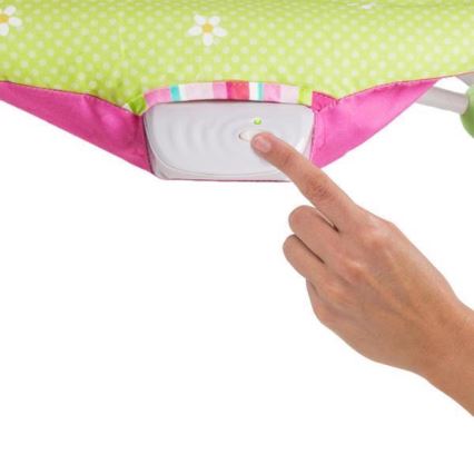 Bright Starts - Vibráló baba pihenőszék RASPBERRY GARDEN