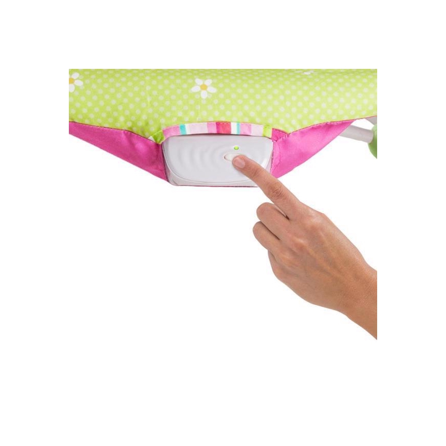 Bright Starts - Vibráló baba pihenőszék RASPBERRY GARDEN