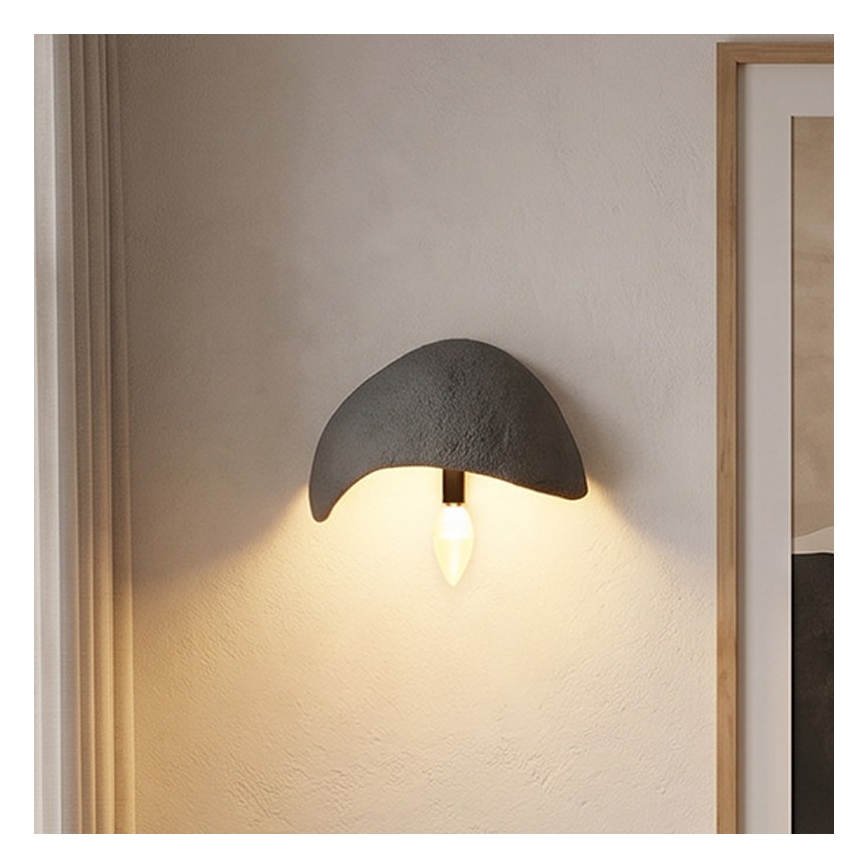 Brilagi - 2 darabos WABI SABI fali lámpa szett, 1xE14/40W/230V, szürke