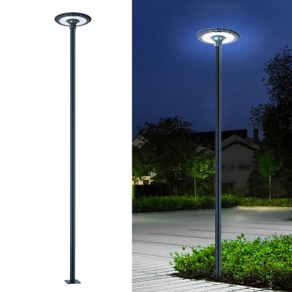 Brilagi - Fém rúd kültéri lámpaoszlophoz URBAN 4 m oszlop átmérő 58 mm antracitszürke