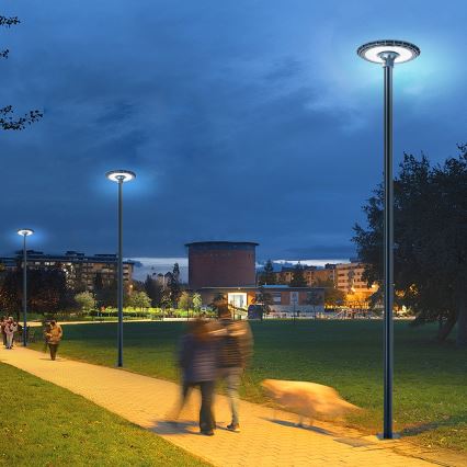 Brilagi - Fém rúd kültéri lámpaoszlophoz URBAN 4 m oszlop átmérő 58 mm antracitszürke
