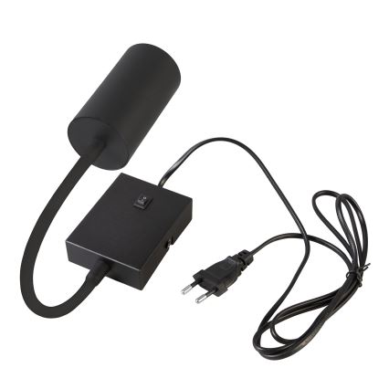 Brilagi - Állítható fali lámpa kapcsolóval SELE 1xGU10/30W/230V fekete