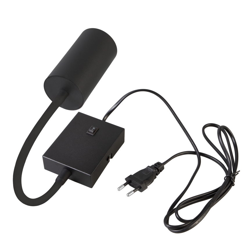 Brilagi - Állítható fali lámpa kapcsolóval SELE 1xGU10/30W/230V fekete
