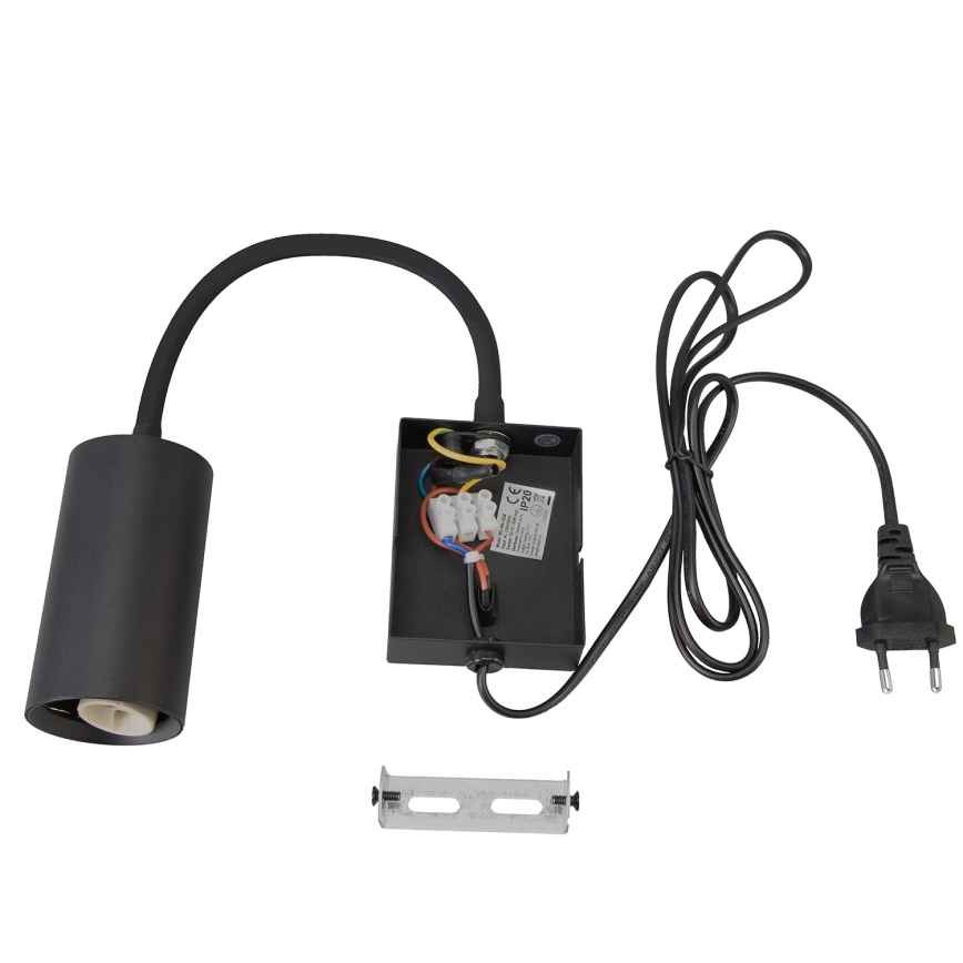 Brilagi - Állítható fali lámpa kapcsolóval SELE 1xGU10/30W/230V fekete