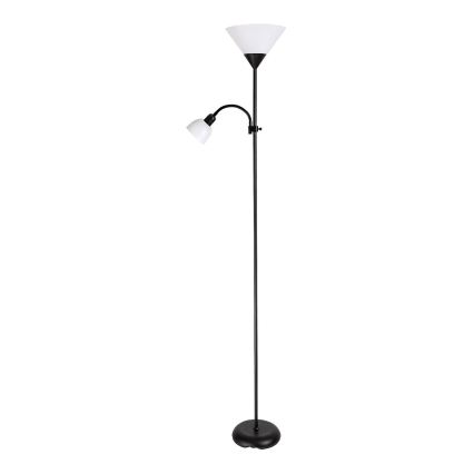 Brilagi - Állólámpa ARIANA 1xE27/100W/230V + 1xE14/25W fekete