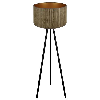 Brilagi - Állólámpa BOSTON ROLLER 1xE27/15W/230V szalma barna/arany