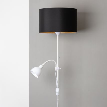 Brilagi - Állólámpa CERIA 1xE27/100W/230V + 1xE14/25W fehér/fekete