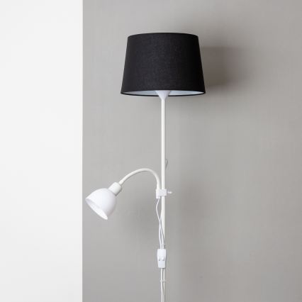 Brilagi - Állólámpa CERIA 1xE27/100W/230V + 1xE14/25W fehér/fekete