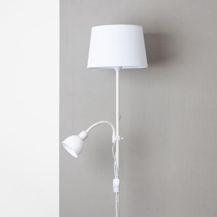Brilagi - állólámpa CERIA 1xE27/100W/230V + 1xE14/25W fehér