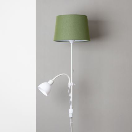 Brilagi - állólámpa CERIA 2 az 1-ben 1xE27/100W/230V + 1xE14/25W fehér/zöld