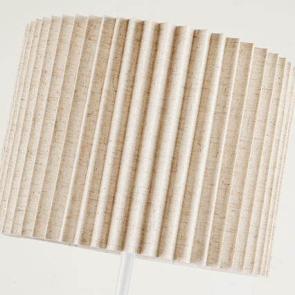 Brilagi - Állólámpa NORDIC WAVE 1xE27/15W/230V lenvászon/fehér