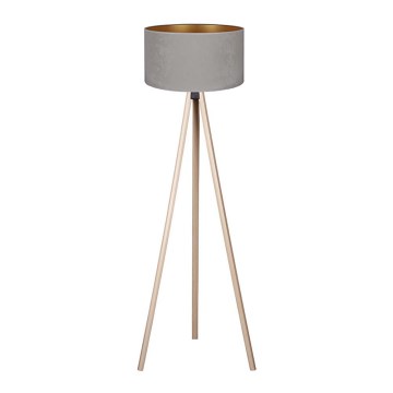 Brilagi - Állólámpa VELVET 1xE27/60W/230V bézs/szürke