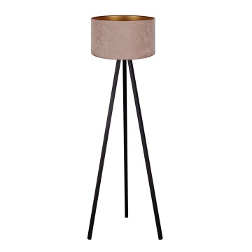 Brilagi - Állólámpa VELVET 1xE27/60W/230V wenge/beige