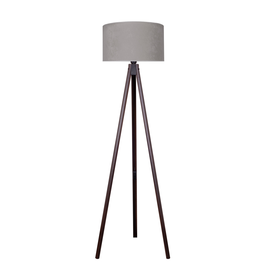 Brilagi - Állólámpa VELVET 1xE27/60W/230V wenge/szürke