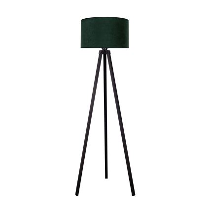 Brilagi - Állólámpa VELVET 1xE27/60W/230V wenge/zöld