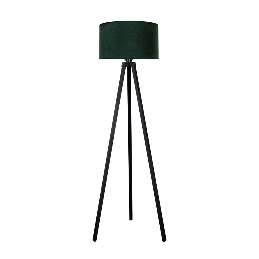 Brilagi - Állólámpa VELVET 1xE27/60W/230V wenge/zöld