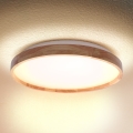 BRILAGI - ALSON LED mennyezeti lámpa, 24W/230V, átm. 29,5 cm, tölgy
