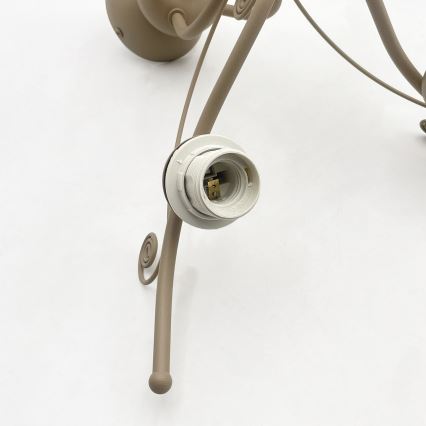 Brilagi - ANTICO MODERN felületre szerelhető csillár 5xE27/60W/230V bézs