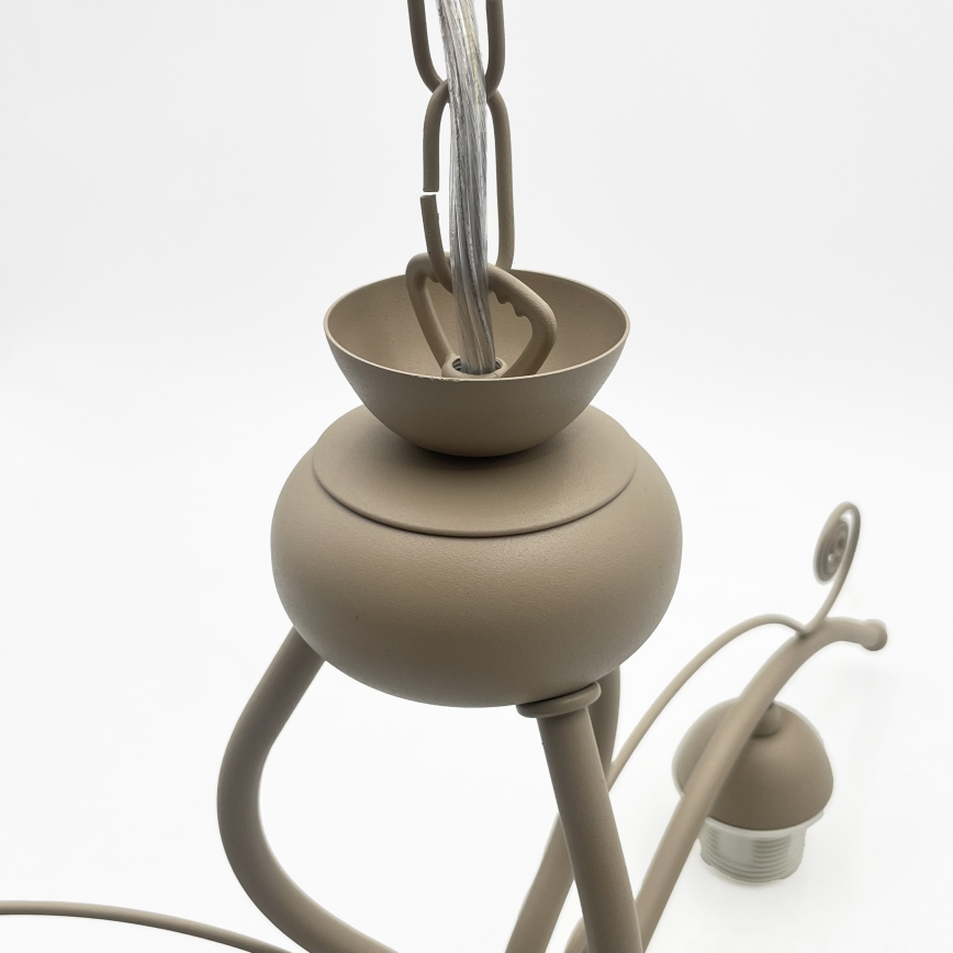 Brilagi - ANTICO MODERN láncos csillár 3xE27/60W/230V bézs