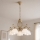 Brilagi - ANTICO MODERN láncos csillár 5xE27/60W/230V bézs