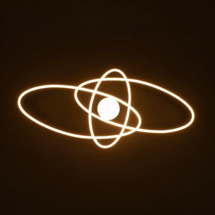 BRILAGI - LED Dimmelhető mennyezeti lámpa APOLLO LED/58W/230V 3000-6500K 43,2x101,2 cm fekete + távirányító
