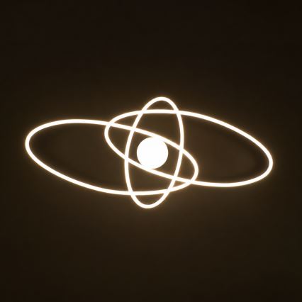 BRILAGI - LED Dimmelhető mennyezeti lámpa APOLLO LED/58W/230V 3000-6500K 43,2x101,2 cm fekete + távirányító