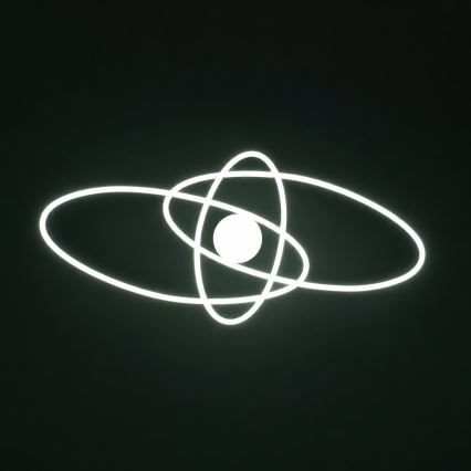 BRILAGI - LED Dimmelhető mennyezeti lámpa APOLLO LED/58W/230V 3000-6500K 43,2x101,2 cm fekete + távirányító