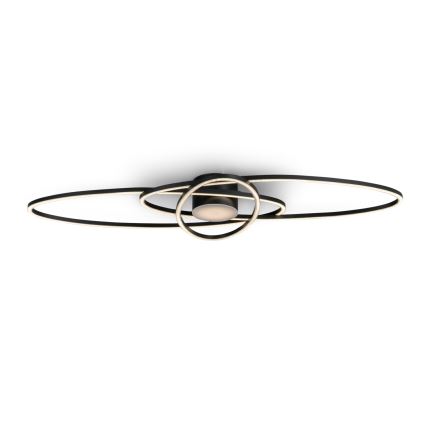BRILAGI - LED Dimmelhető mennyezeti lámpa APOLLO LED/58W/230V 3000-6500K 43,2x101,2 cm fekete + távirányító