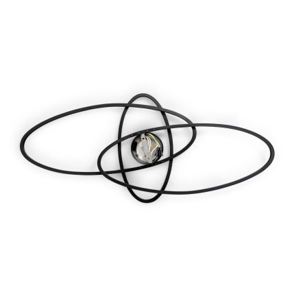 BRILAGI - LED Dimmelhető mennyezeti lámpa APOLLO LED/58W/230V 3000-6500K 43,2x101,2 cm fekete + távirányító