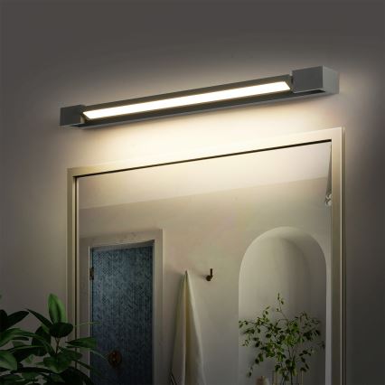 Brilagi - AQUA LINE LED fürdőszobai tükörvilágítás 18W/230V, 60 cm, IP44, antracit, CRI 90