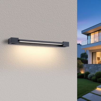 Brilagi - AQUA LINE LED fürdőszobai tükörvilágítás 18W/230V, 60 cm, IP44, antracit, CRI 90