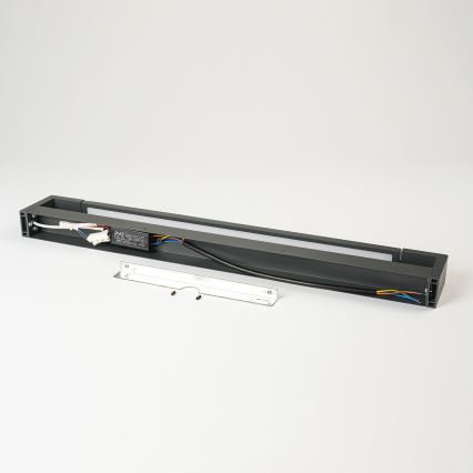 Brilagi - AQUA LINE LED fürdőszobai tükörvilágítás 18W/230V, 60 cm, IP44, antracit, CRI 90