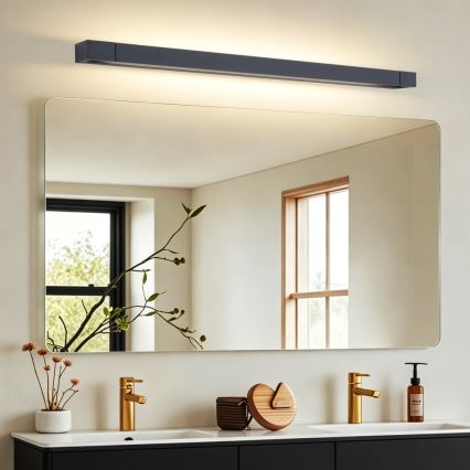 BRILAGI - AQUA LINE LED fürdőszobai tükörvilágítás/28W/230V 100 cm IP44 fekete CRI 90