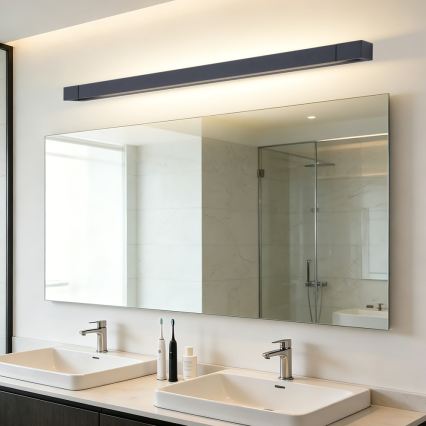 BRILAGI - AQUA LINE LED fürdőszobai tükörvilágítás/28W/230V 100 cm IP44 fekete CRI 90