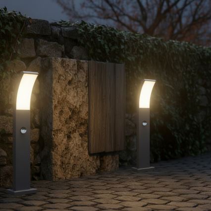 Brilagi - ARCELO LED kültéri lámpa érzékelővel LED/9W/230V 50 cm IP44