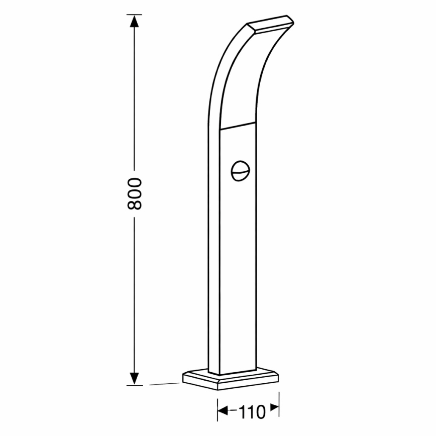 Brilagi - LED kültéri lámpa mozgásérzékelővel ARCELO LED/9W/230V 80 cm IP44