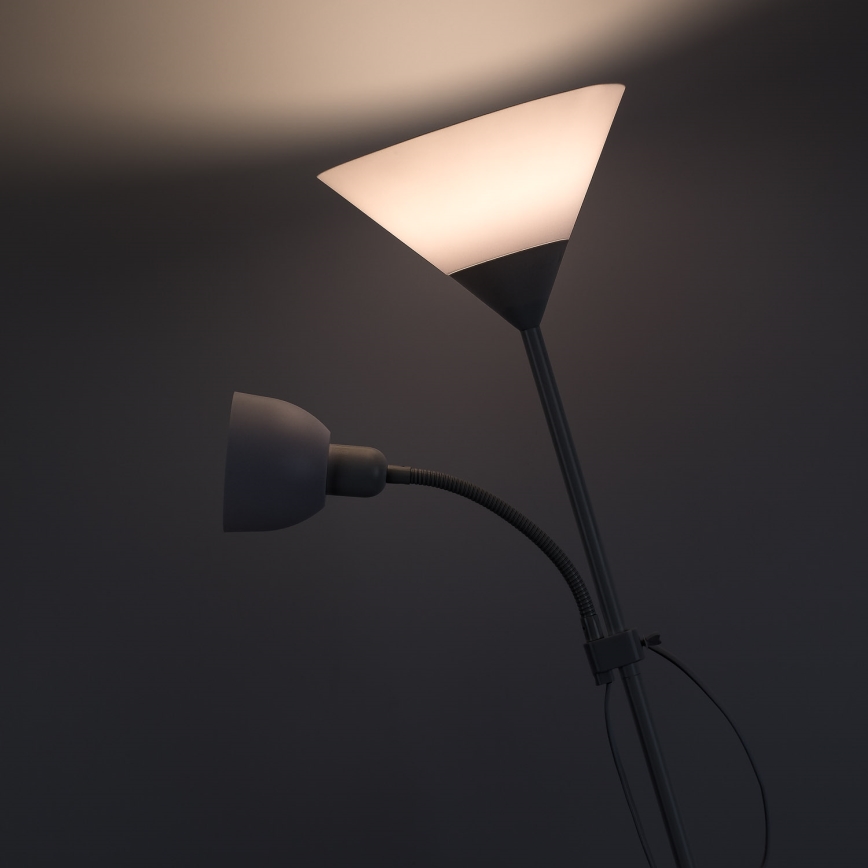Brilagi - ARIANA állólámpa 1xE27/100W/230V + 1xE14/25W fehér
