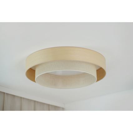 Brilagi - LED mennyezeti lámpa ARIZONA BOHO LED/26W/230V átm. 60 cm bézs
