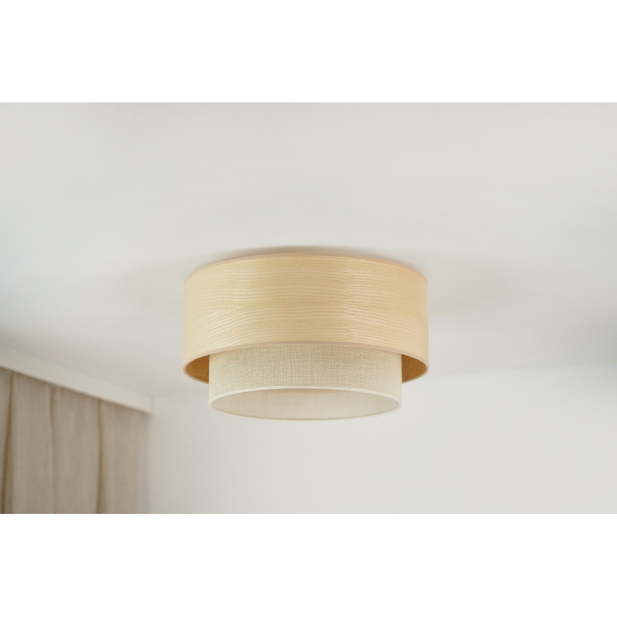 Brilagi - Mennyezeti lámpa ARIZONA BOHO 1xE27/15W/230V átm. 45 cm bézs