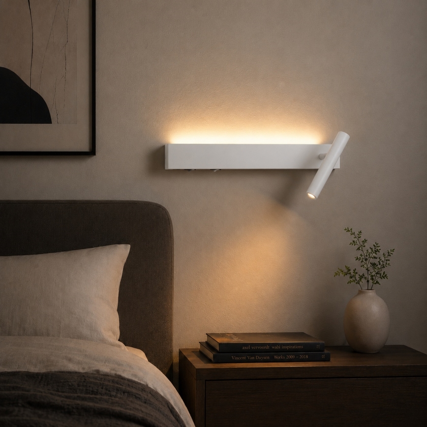 Brilagi - ARLIX LED fali spotlámpa LED/3W/230V + LED/7W, fehér, CRI 90