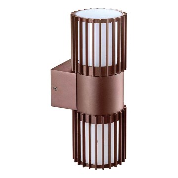 BRILAGI - ARMOR kültéri fali lámpa 2xGU10/35W/230V IP44 barna
