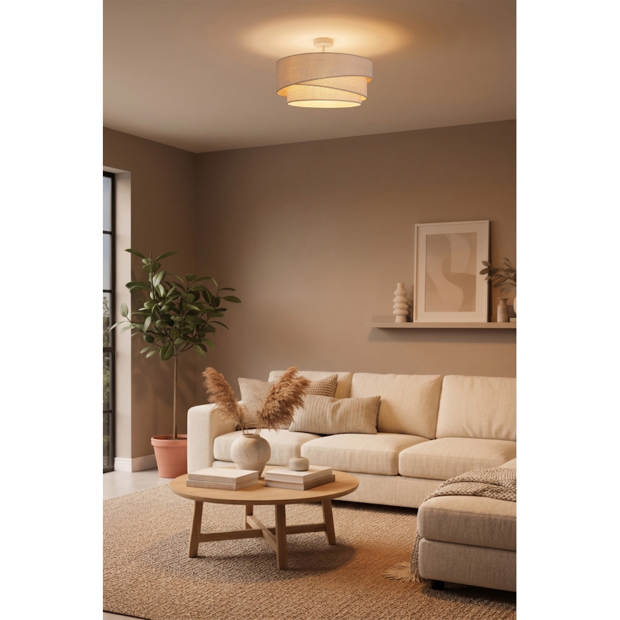 Brilagi - ARROW felületre szerelhető csillár 1xE27/60W/230V átmérő 45 cm bézs