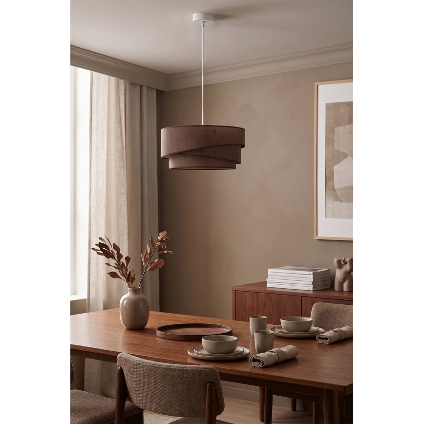 Brilagi - ARROW függőlámpa kábellel 1xE27/60W/230V Ø 45 cm barna