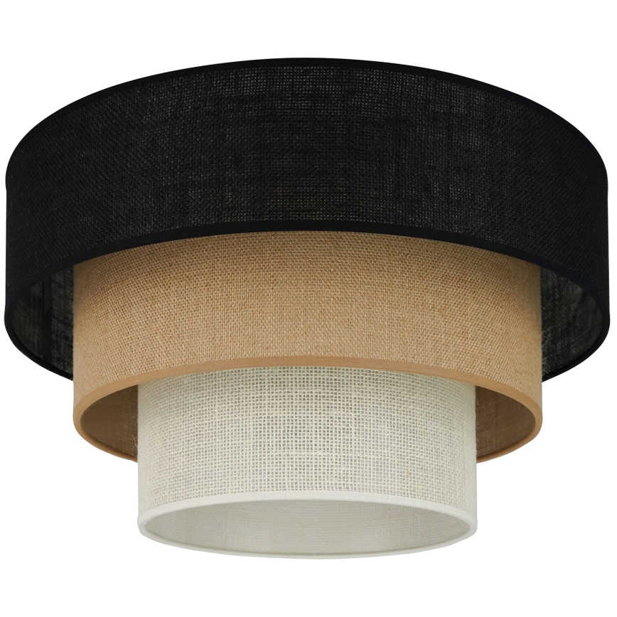 Brilagi - Mennyezeti lámpa ASPEN LUNETA 1xE27/15W/230V átm. 45 cm fekete/beige/krém