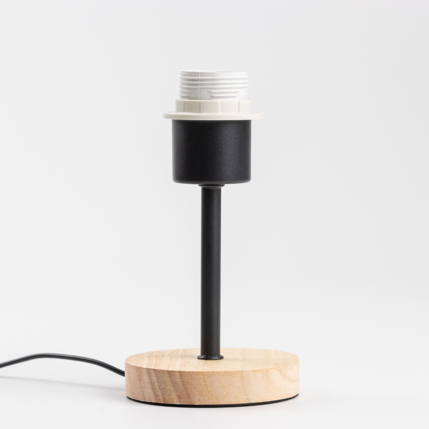Brilagi - Gyerek asztali lámpa BOBO WOOD 1xE27/25W/230V tölgy/fekete/fehér/nyuszis