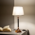 BRILAGI - Asztali lámpa CERIA 1xE14/40W/230V Ø 20,5 cm fekete/rézszínű/szürke