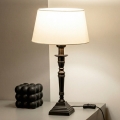 Brilagi - Asztali lámpa CERIA 1xE27/60W/230V átm. 25 cm fekete/fehér