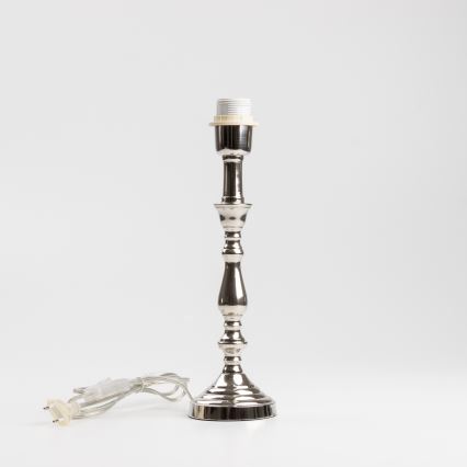 Brilagi - Asztali lámpa CERIA 1xE27/60W/230V átm. 30 cm fényes króm/bézs